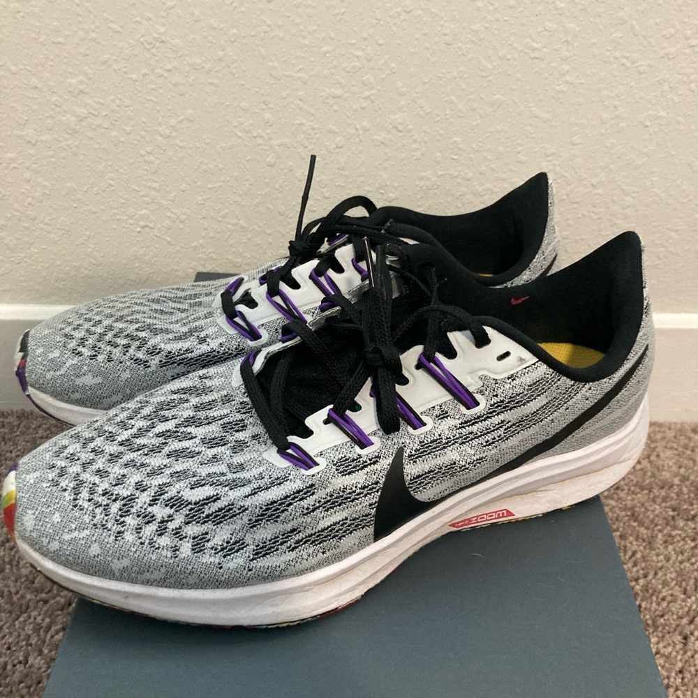 Nike zoom Pegasus 36 fly net running shoe sneaker, men’s size 9.5 athletic